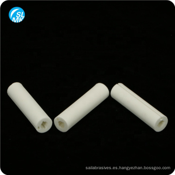 piezas de tubo de cerámica del resistor de cerámica de la esteatita de la resistencia a la corrosión
